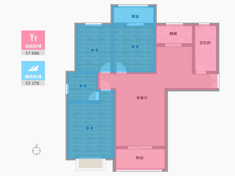 河南省-洛阳市-东方今典尚城-96.78-户型库-动静分区