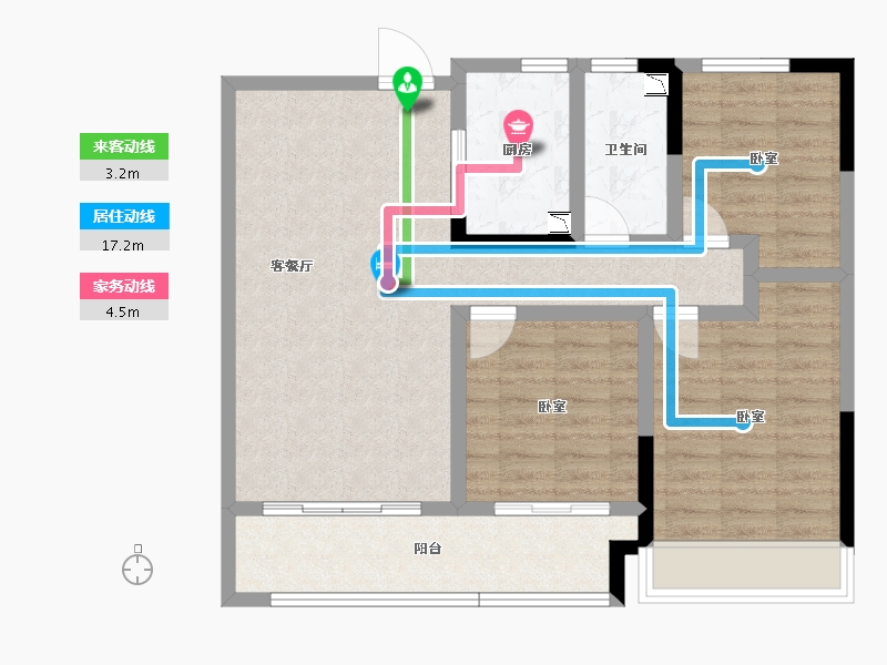 宁夏回族自治区-银川市-三沙源国际生态文化旅游度假区-84.16-户型库-动静线