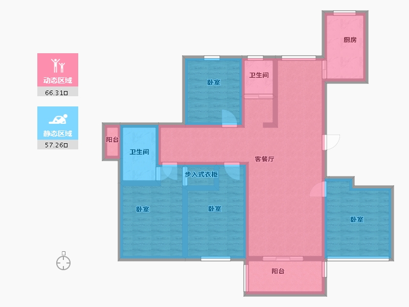 河南省-洛阳市-玉恒香山新城-108.51-户型库-动静分区