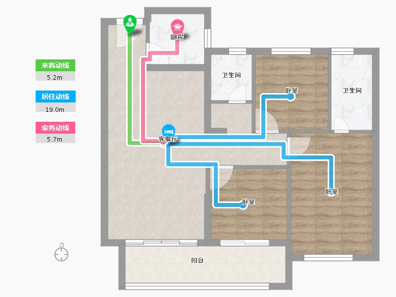 福建省-泉州市-力高君逸府-78.49-户型库-动静线