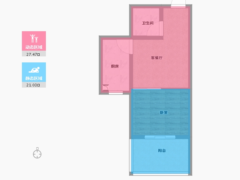 河南省-洛阳市-白云山居-42.82-户型库-动静分区