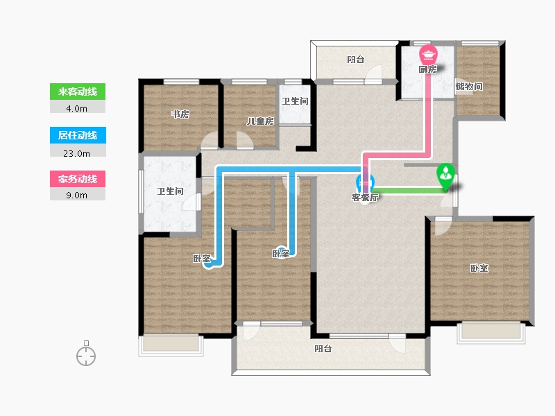 山东省-潍坊市-安丘碧桂园-220.00-户型库-动静线