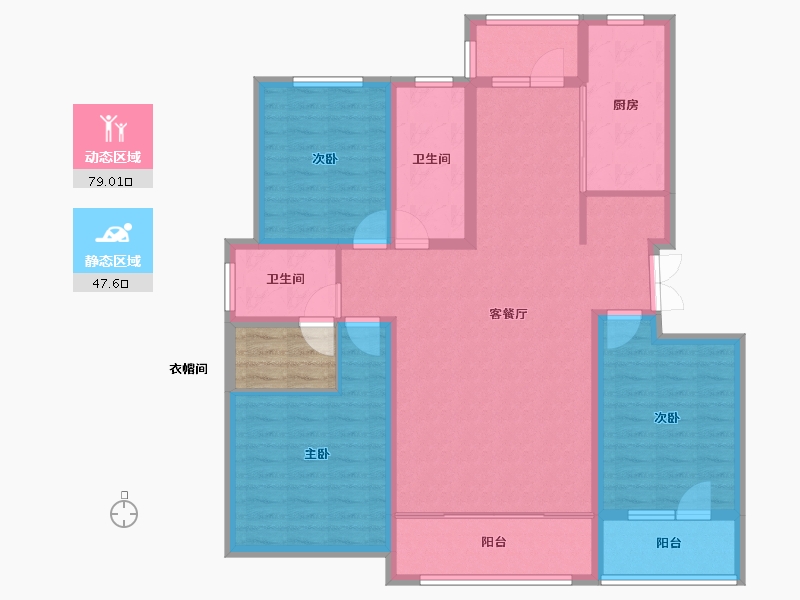 山东省-威海市-世昌名都-117.00-户型库-动静分区