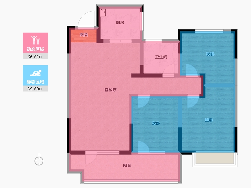 山东省-淄博市-宏程健康活力城-94.00-户型库-动静分区