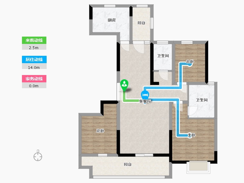 山东省-临沂市-致远沂河传奇-103.02-户型库-动静线