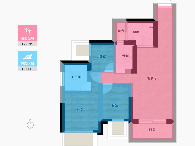 广东省-湛江市-吴川奥园冠军城-26.59-户型库-动静分区