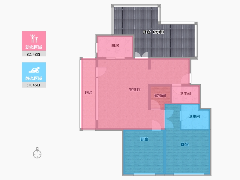 山东省-烟台市-十里洋房-150.71-户型库-动静分区