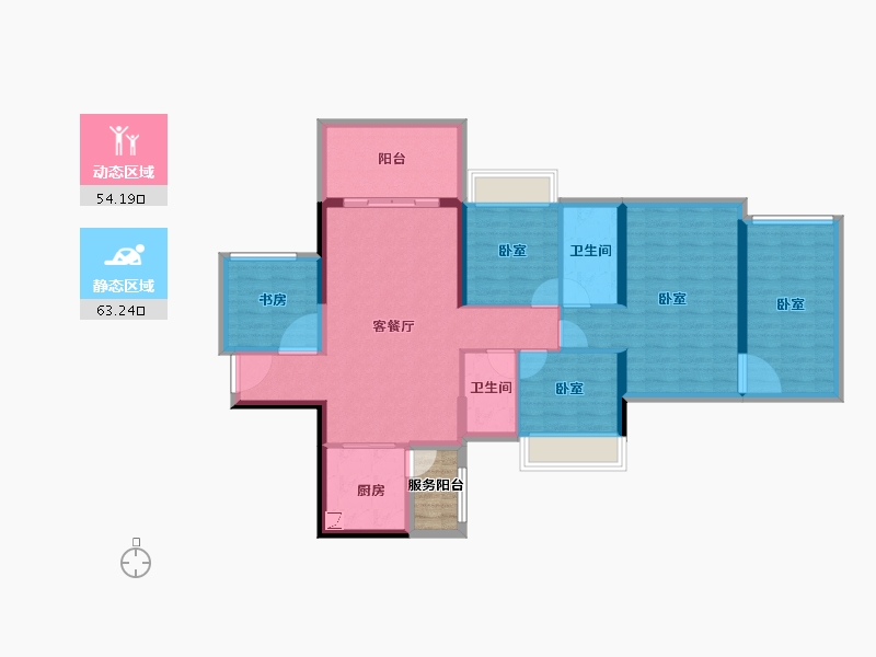 广东省-湛江市-东新高地-108.04-户型库-动静分区