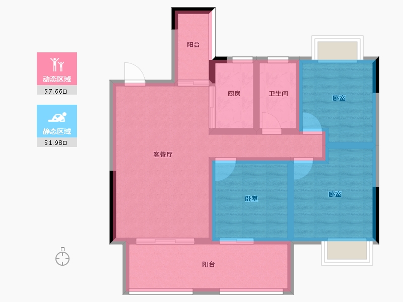 河南省-信阳市-淮滨美好生活家园-79.00-户型库-动静分区