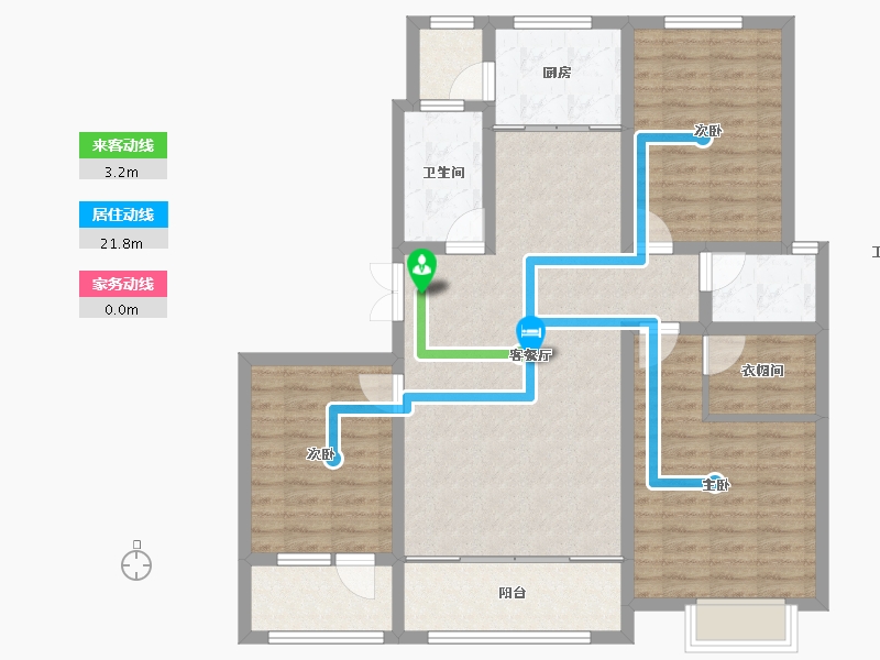 山东省-威海市-世昌名都-107.00-户型库-动静线