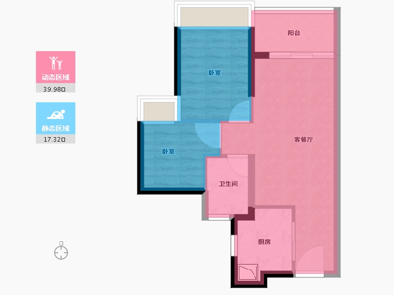 广东省-广州市-保利东郡-50.28-户型库-动静分区