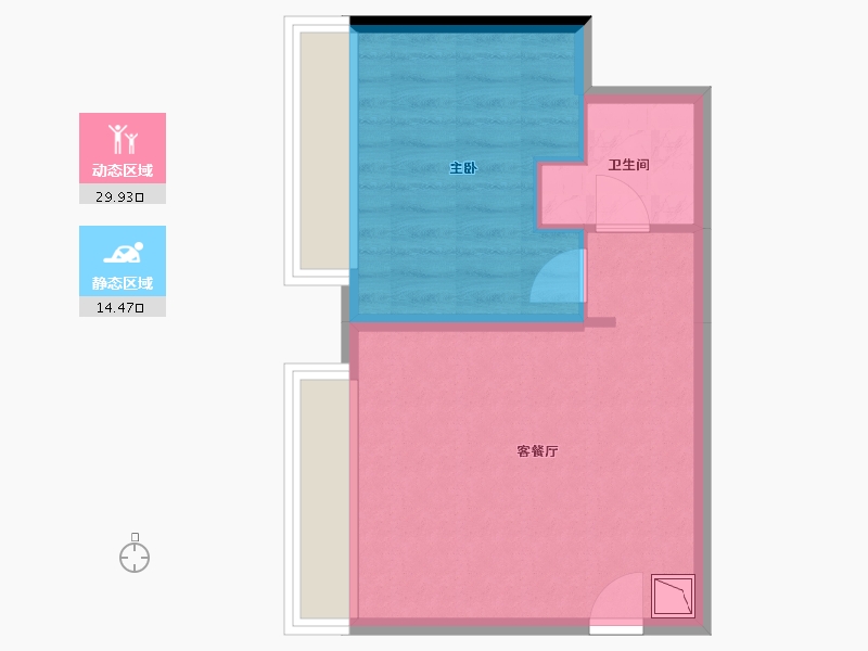 湖南省-株洲市-伊景湾-39.47-户型库-动静分区