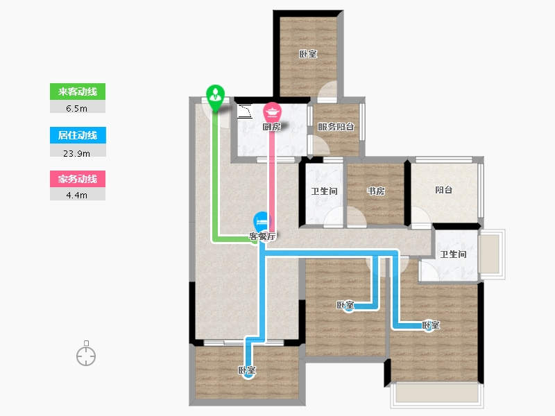 广东省-湛江市-东新高地-111.54-户型库-动静线