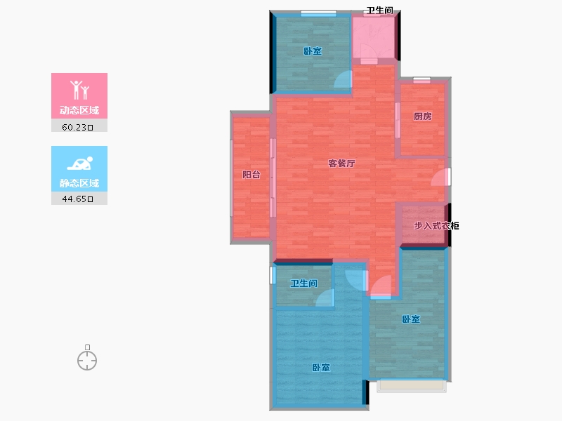 河南省-郑州市-康桥兰溪-94.00-户型库-动静分区