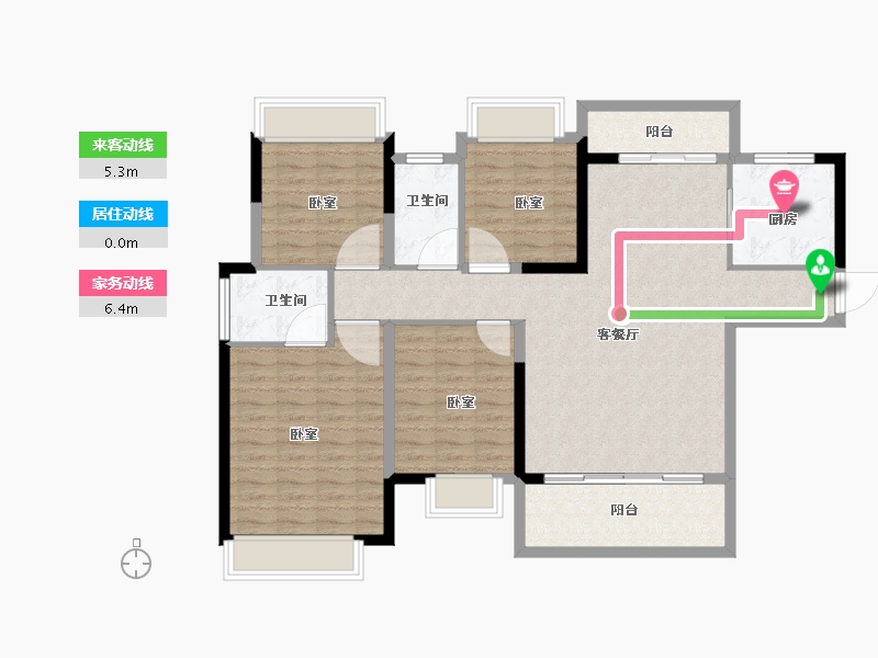 广东省-湛江市-吴川奥园冠军城-114.00-户型库-动静线