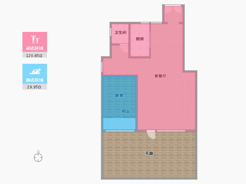 山东省-东营市-恒瑞·高尚领域-206.77-户型库-动静分区