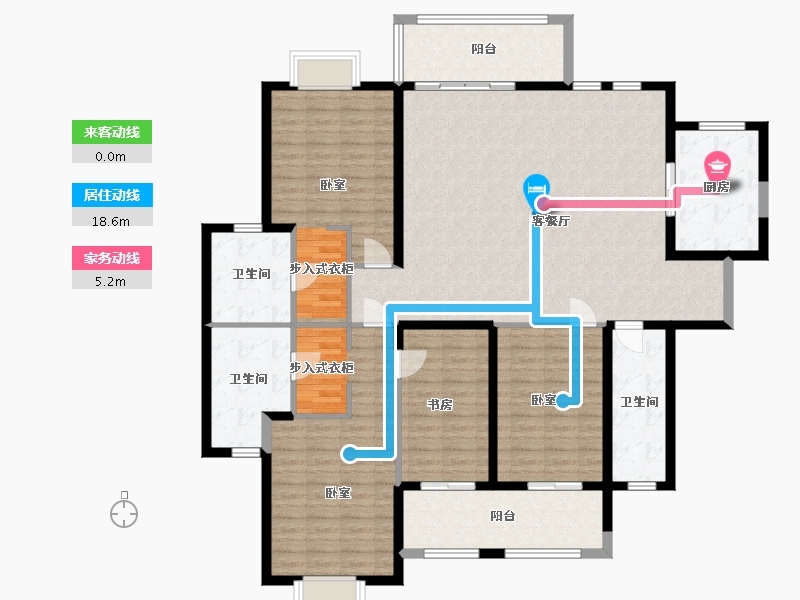 湖北省-武汉市-沙湖九号-162.01-户型库-动静线