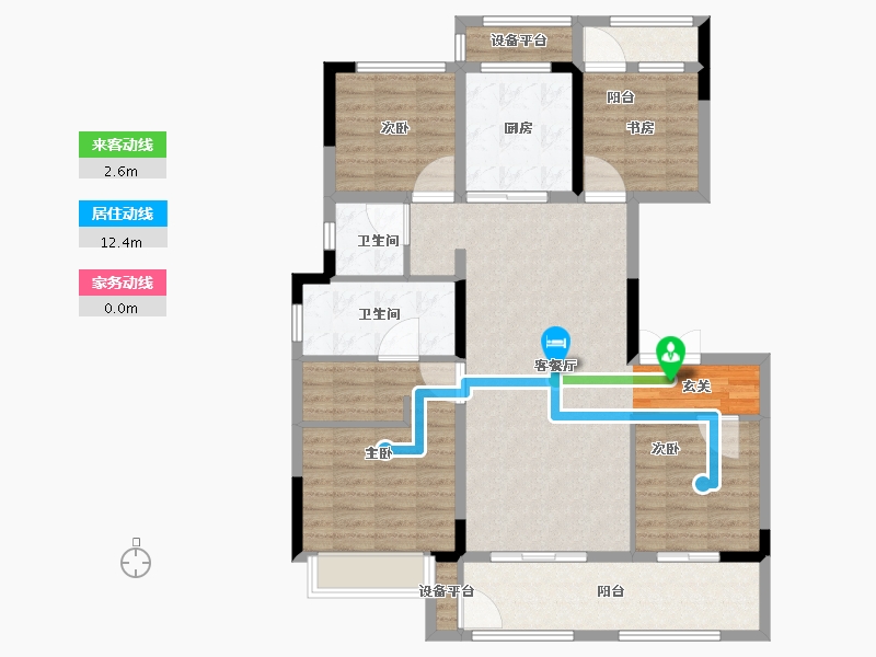 江苏省-常州市-金坛新城金郡-112.00-户型库-动静线