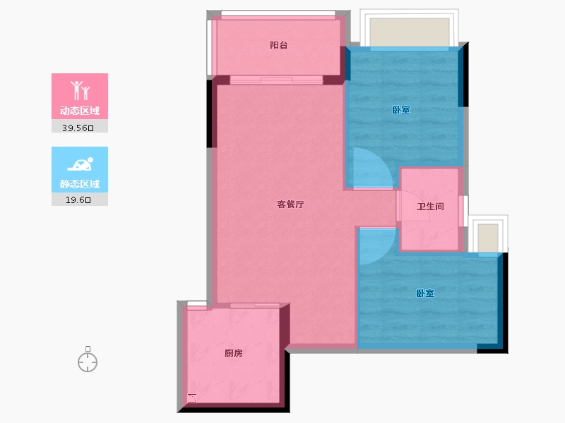 广东省-珠海市-路福•星光上-52.90-户型库-动静分区