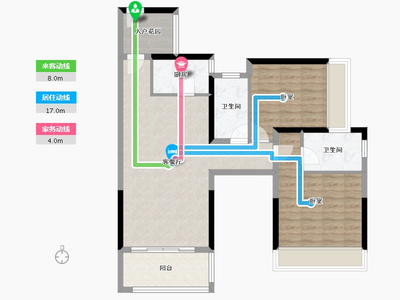 广东省-广州市-深业城-80.87-户型库-动静线