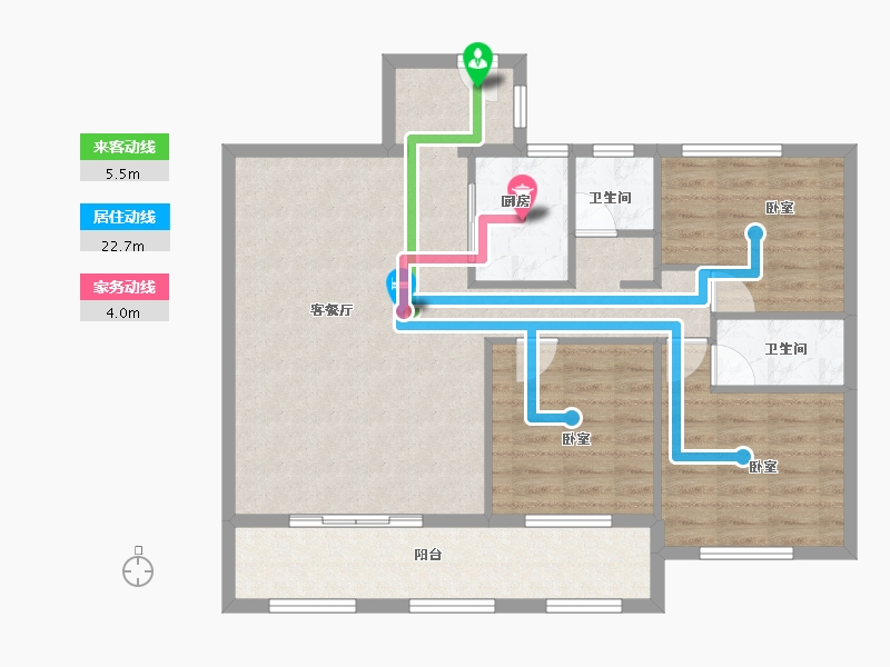 湖北省-黄冈市-翰林学府-93.06-户型库-动静线