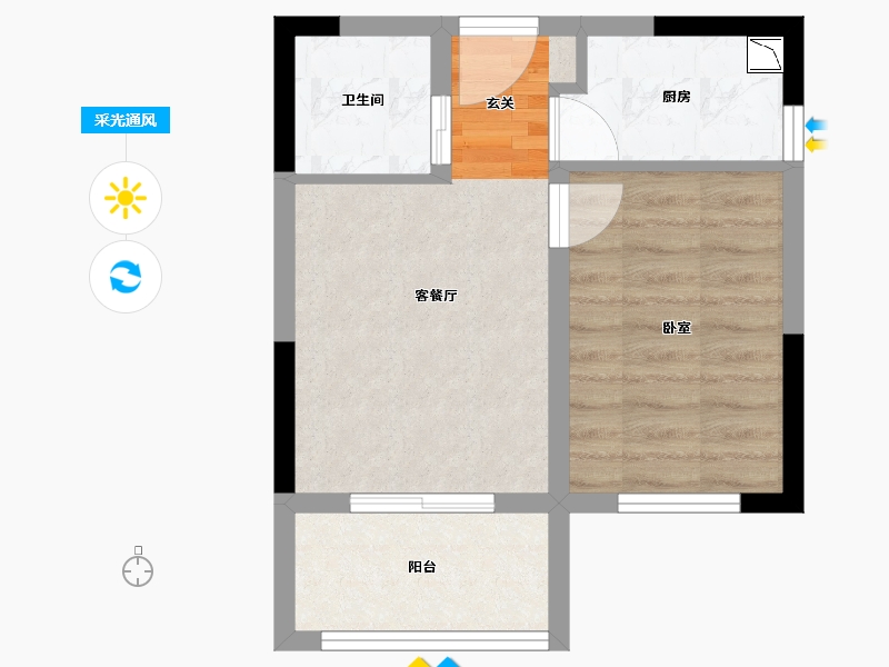 湖南省-长沙市-中海·熙湾-37.69-户型库-采光通风