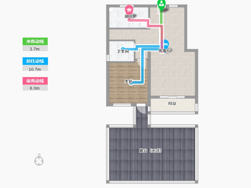 福建省-厦门市-招商兰溪谷-104.00-户型库-动静线