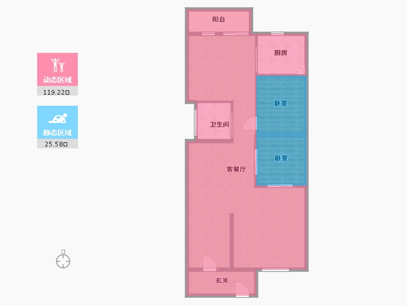 湖北省-武汉市-天祥尚府博墅-132.00-户型库-动静分区