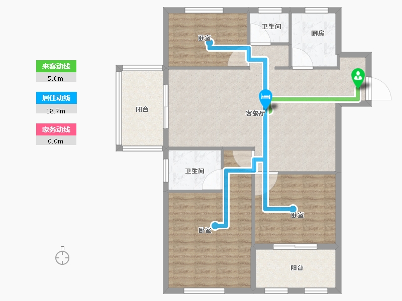 湖北省-黄冈市-翰林学府-99.40-户型库-动静线