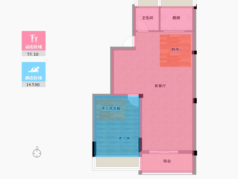 湖北省-十堰市-大家十里桃源-63.22-户型库-动静分区