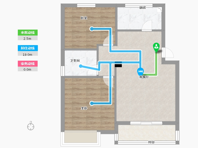 福建省-厦门市-招商兰溪谷-58.00-户型库-动静线