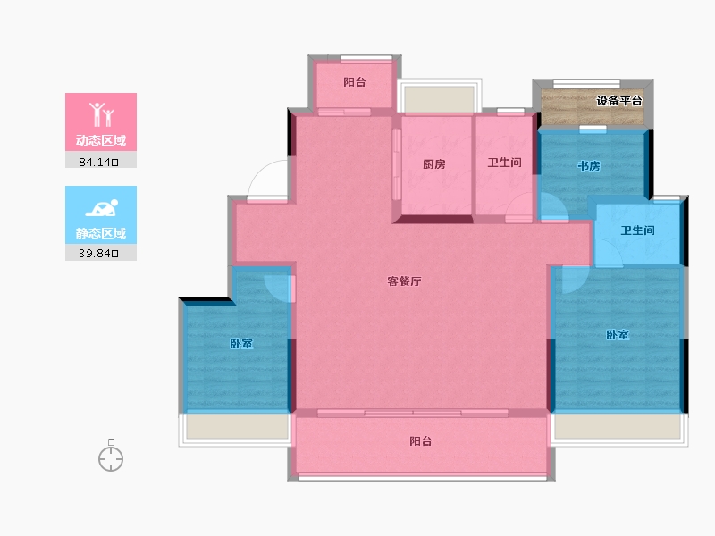 湖北省-十堰市-大家十里桃源-115.52-户型库-动静分区