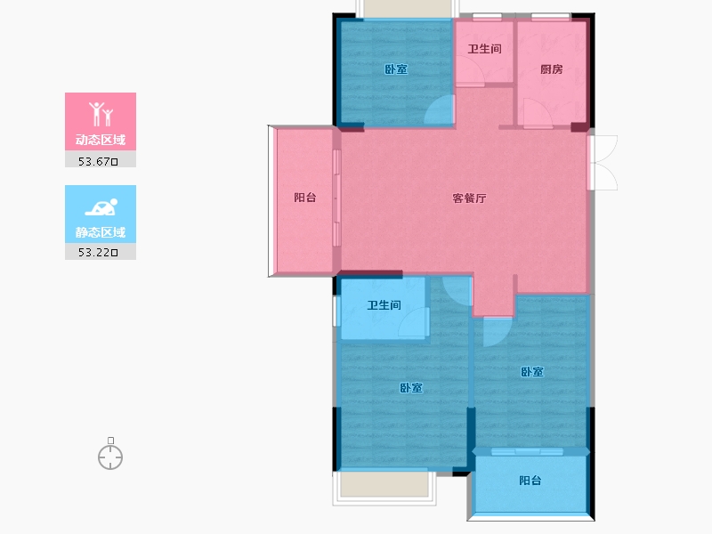 河南省-信阳市-淮滨美好生活家园-97.63-户型库-动静分区