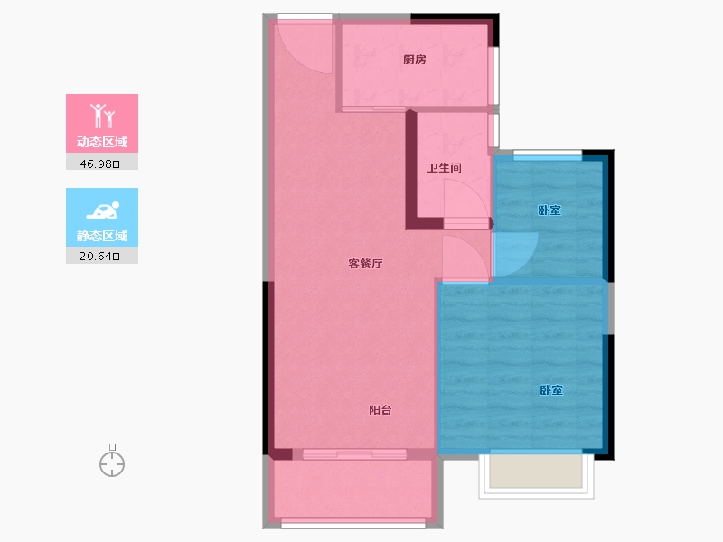 湖北省-武汉市-首开光明国风上观-61.18-户型库-动静分区