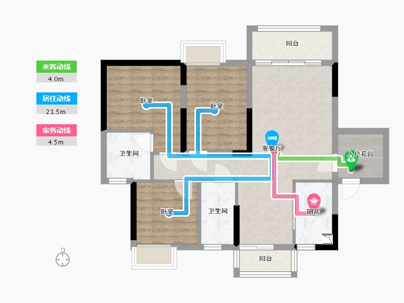 广东省-广州市-合汇学府名郡-81.54-户型库-动静线