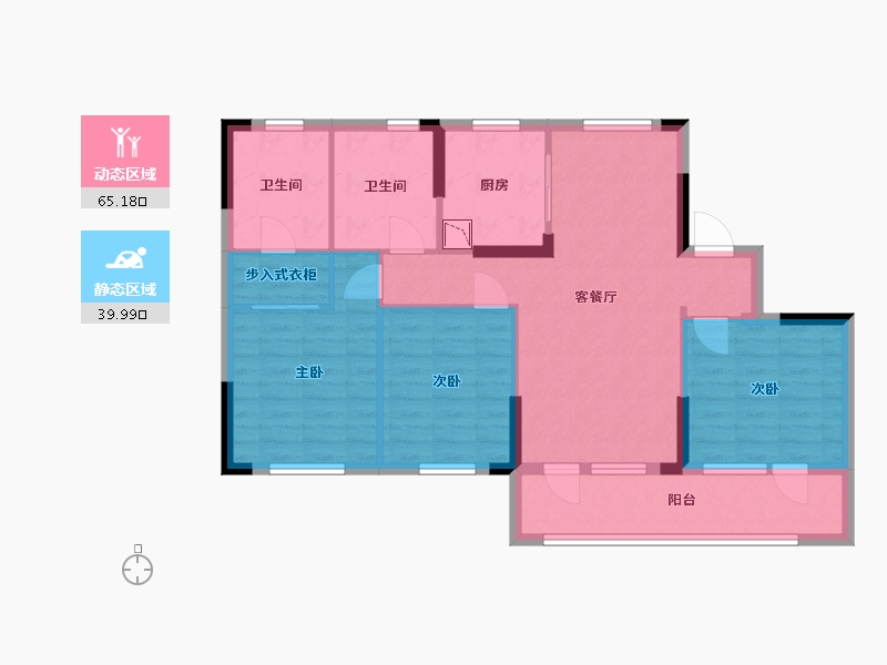 江西省-南昌市-众森红谷一品-94.00-户型库-动静分区