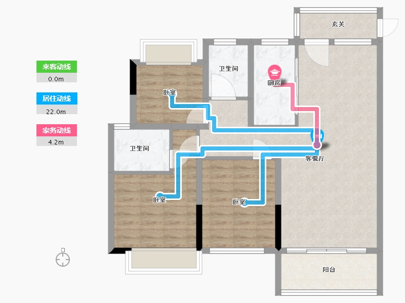 江西省-抚州市-中梁首府-92.00-户型库-动静线