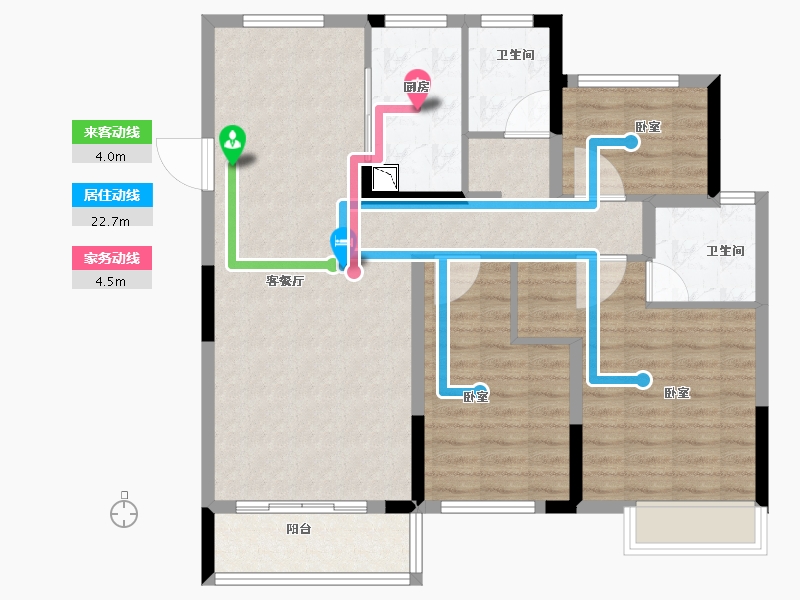 河南省-商丘市-亿洲·山水学府-95.00-户型库-动静线