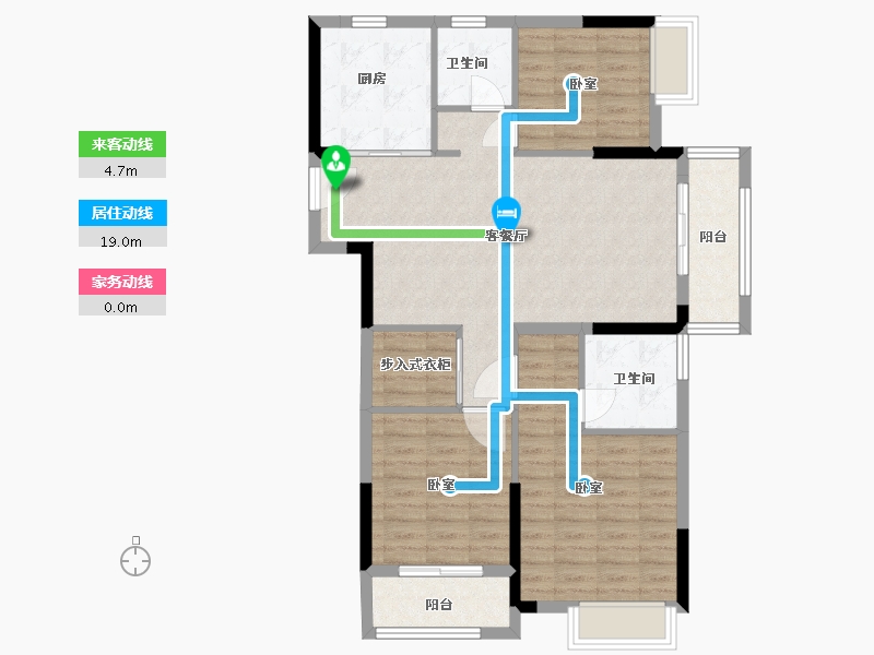 湖北省-武汉市-大华公园华府-94.00-户型库-动静线