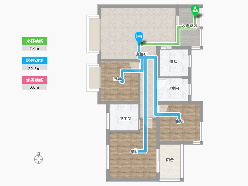 福建省-厦门市-永鸿厦门湾1号-78.00-户型库-动静线