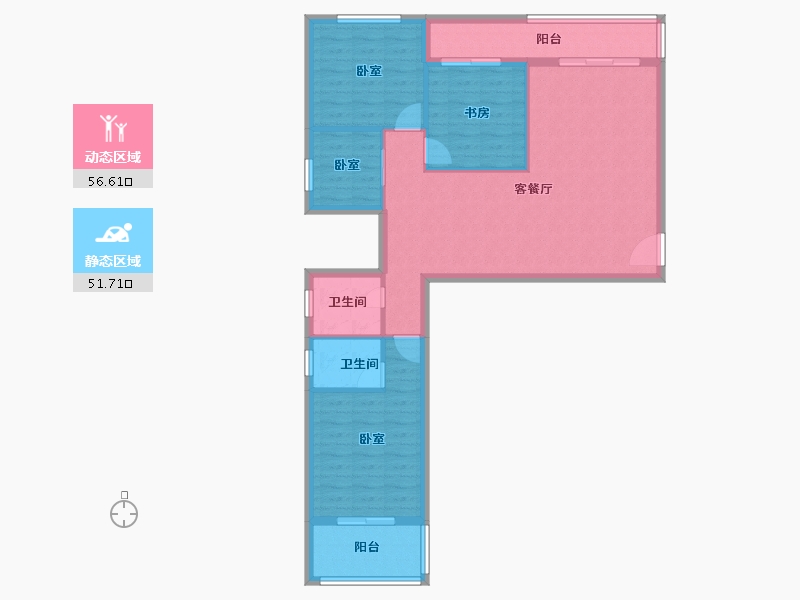 湖北省-黄冈市-山河万里-98.09-户型库-动静分区