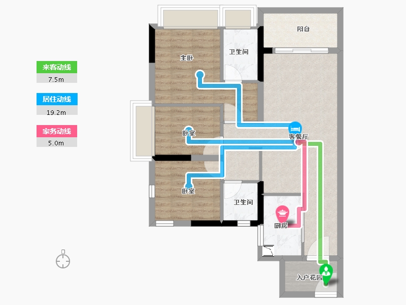 广东省-广州市-越秀·滨湖悦府-76.99-户型库-动静线