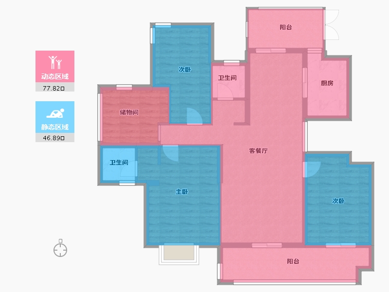 山东省-临沂市-宝德和園-112.00-户型库-动静分区