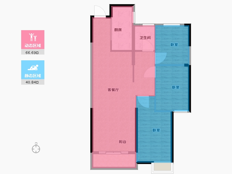 湖北省-武汉市-纽宾凯汉CITY-98.01-户型库-动静分区