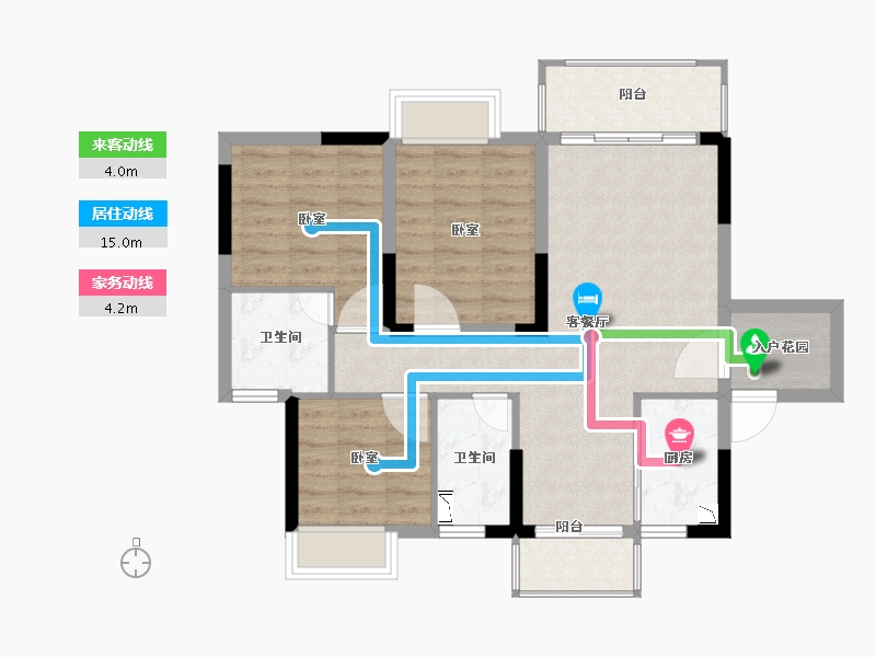 广东省-广州市-合汇学府名郡-78.00-户型库-动静线