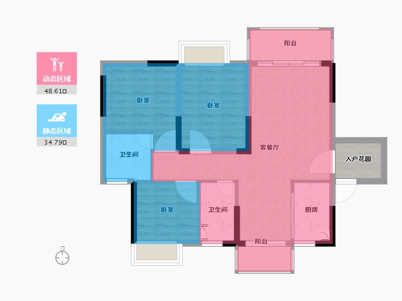 广东省-广州市-合汇学府名郡-78.00-户型库-动静分区