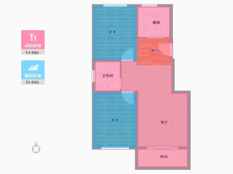 河北省-石家庄市-盛佳锦绣家园-76.93-户型库-动静分区