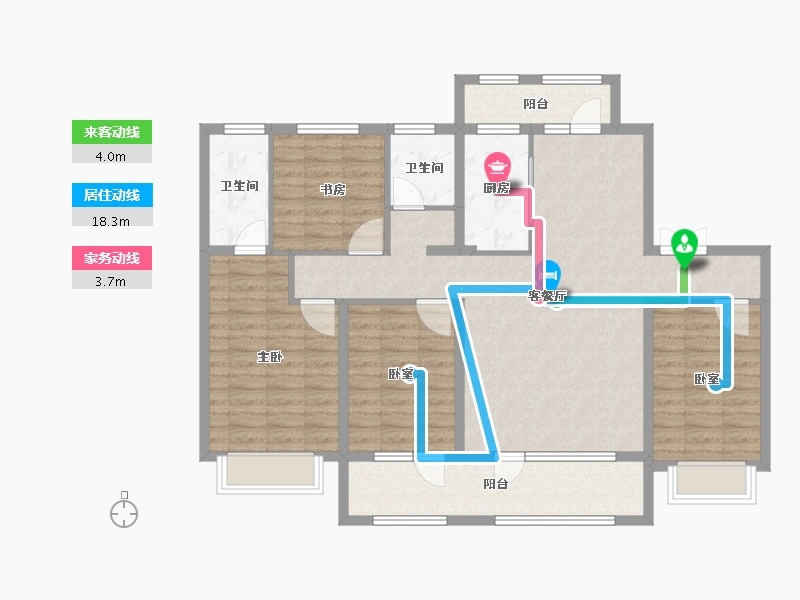 山东省-东营市-中南熙悦-114.02-户型库-动静线