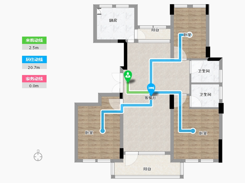 湖北省-襄阳市-宏泰中央公园-100.01-户型库-动静线