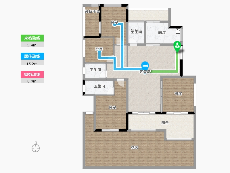 湖北省-十堰市-楚天都市熙园-181.72-户型库-动静线